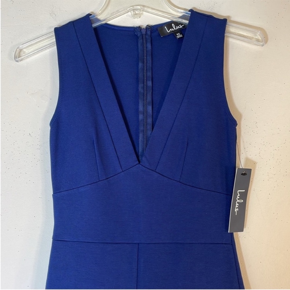 Lulus Elegant Blue Cocktail Midi Dress. XS. NWT. - Picture 5 of 10
